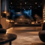 Espace culturel François Calvet, salle modulable : 350 assises ou 600 debout