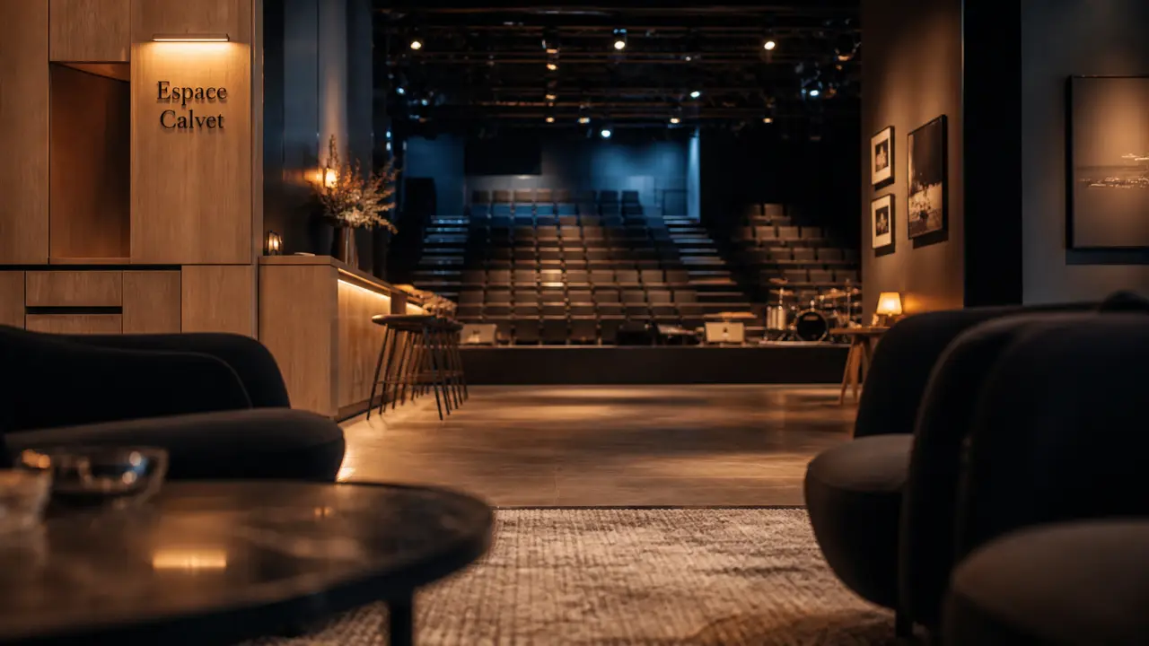 Espace culturel François Calvet, salle modulable : 350 assises ou 600 debout