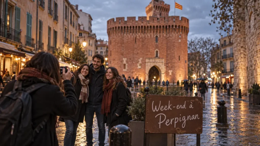 Sortir à Perpignan et alentour : photo devant le Castillet