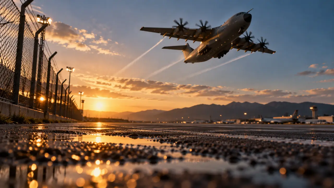 L’A400M belge de retour à Perpignan pour un exercice militaire