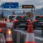 A9 au Boulou : un bouchon de 4,4 km a bloqué le retour d’Espagne