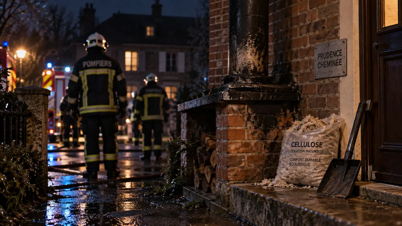 À Arles-sur-Tech, un feu de cheminée mobilise 18 pompiers de nuit