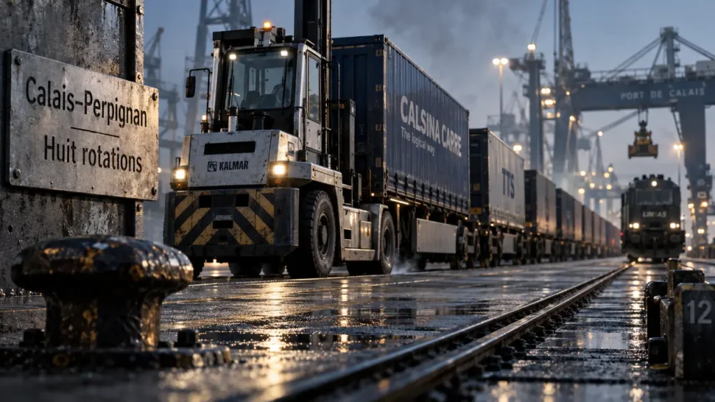 CargoBeamer porte à huit rotations sa liaison Calais-Perpignan