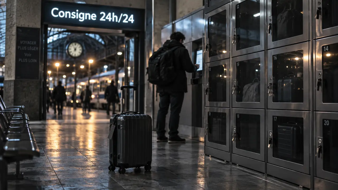 Une consigne à bagages accessible 24h/24 ouvre à la gare de Perpignan
