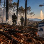 Incendie maîtrisé dans une pinède à Argelès-sur-Mer