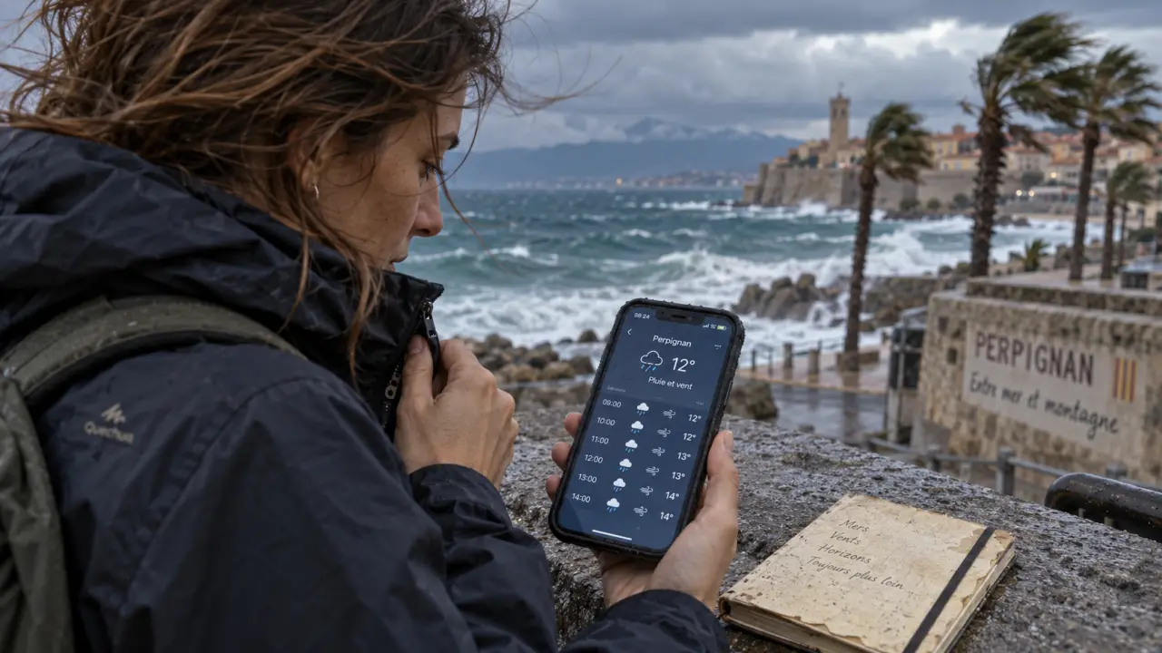 Météo Perpignan Pyrénées-Orientales : tramontane, vent et ressenti au littoral
