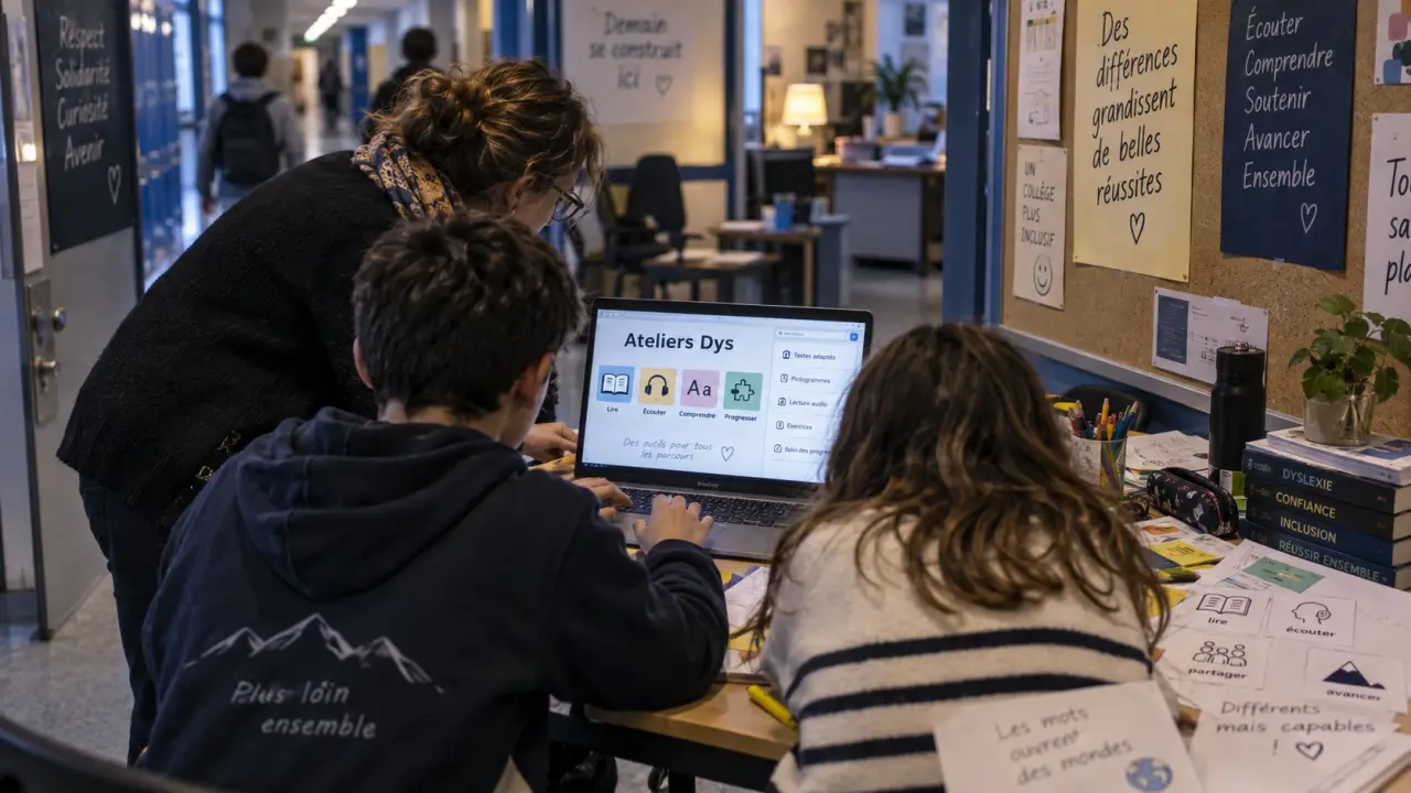 À Perpignan, des ateliers au collège pour accompagner les élèves dys