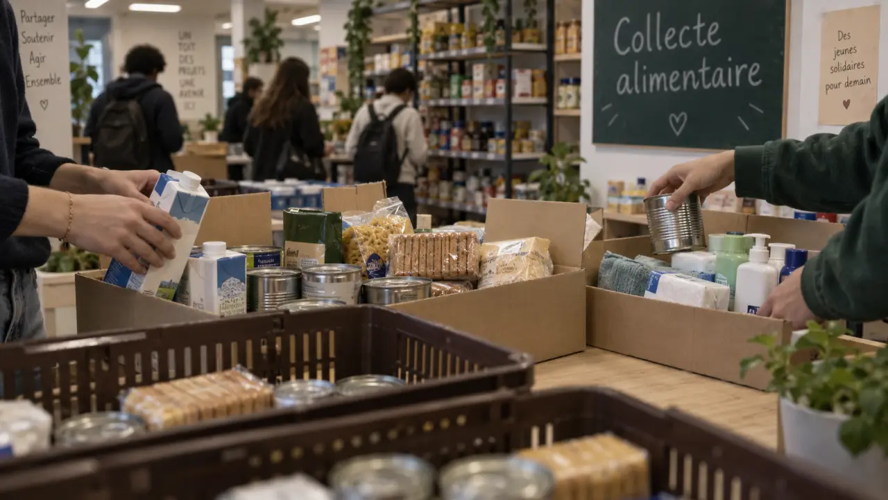 À Perpignan, une collecte alimentaire pour les jeunes de la résidence Roger-Sidou