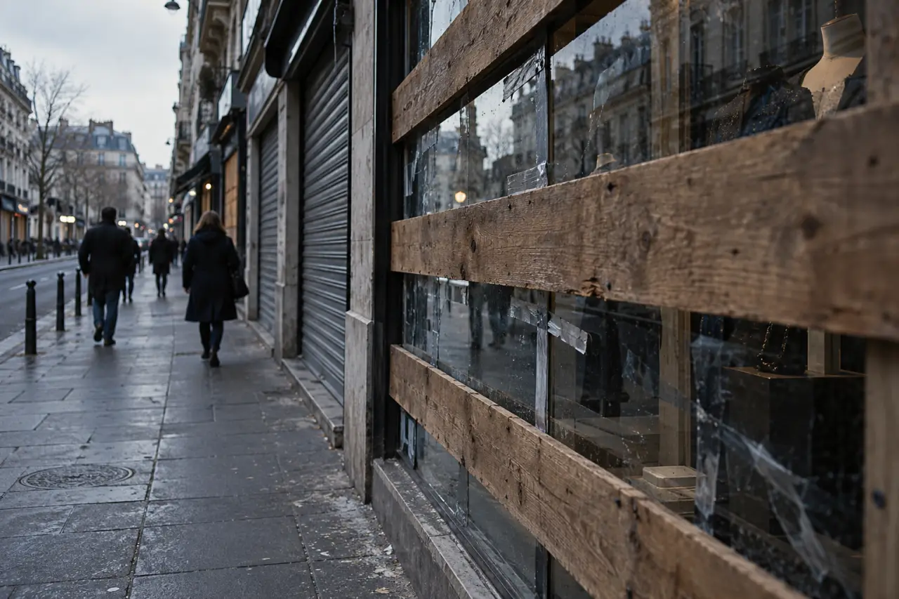 À Perpignan, plusieurs commerces se barricadent avant la mobilisation de ce samedi