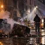 Perpignan : un feu de poubelles évacue un immeuble rue Pierre Cambres