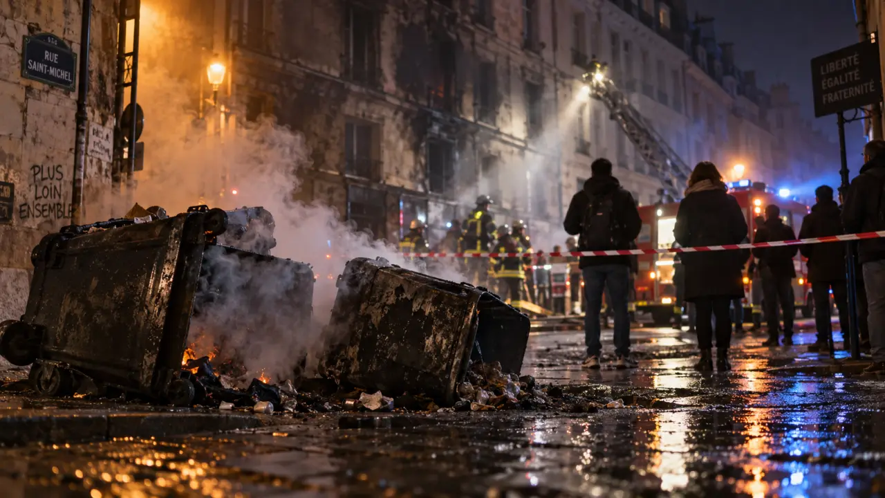 Perpignan : un feu de poubelles évacue un immeuble rue Pierre Cambres