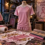 À Perpignan, LCS Groupe réalise un maillot de l’OM pour Octobre rose