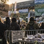 À Perpignan, des militants réclament l’arrêt du projet Omnibus X