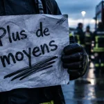 Les pompiers des Pyrénées-Orientales manifestent pour plus de moyens