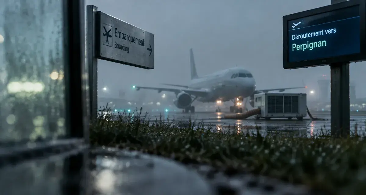 Un vol Air France Paris-Montpellier dérouté vers Perpignan à cause du brouillard